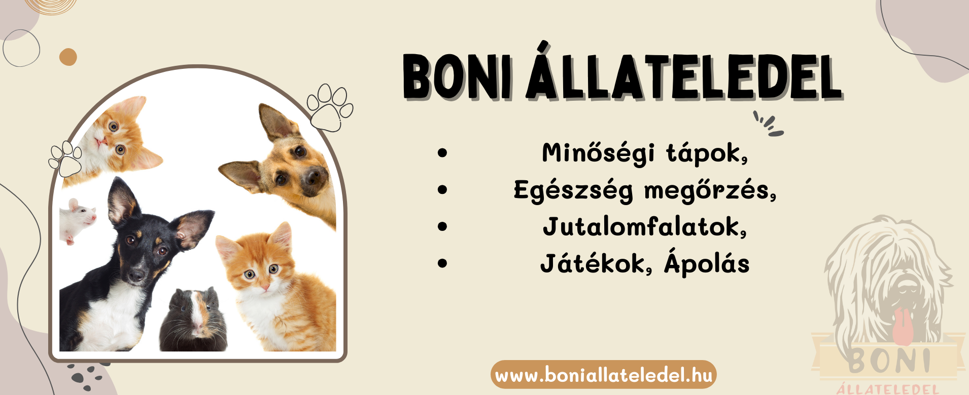 Boni Állateledel bolt és webáruház