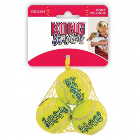 Kutyajáték KONG® Squeakair® Balls, sípolós (XS: 3db-os)