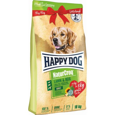 Happy Dog Natur Croq Bárány&Reis kutyatáp 15kg