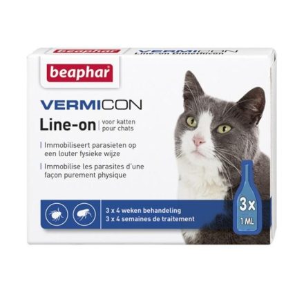 Beaphar Vermicon - spot bolhaírtó cicának (3 pipetta)