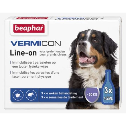Kutya kullancsirtó Beaphar Vermicon (spot on)  nagytestű kutyáknak - L (30kg felett)