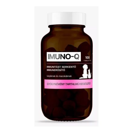  Superimun-Q immunitást növelő  nyugtató tabletta kutyáknak stressz ellen  (100db)