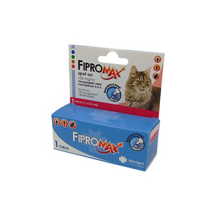Fipromax kullancs és bolha elleni spot on 1x macska