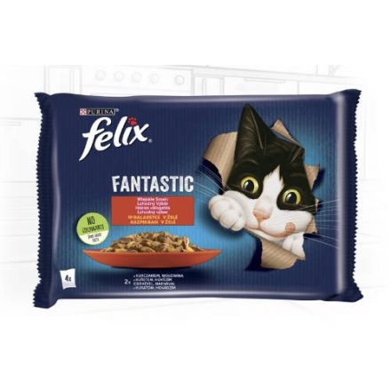 Felix Fantastic (marha/csirke) aszpikban, (4x85g)