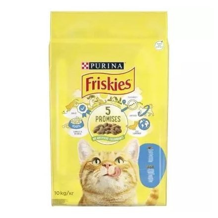 Friskies - száraztáp cicáknak (LAZACOS) 10kg