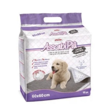 AssorbiPiu Hygiene Pad Nappy - Helyhez szoktató - kutyapelenka (aktív szénnel) 60x60cm (10db)
