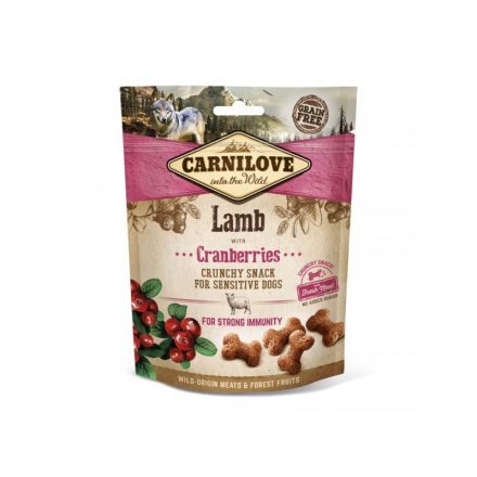 Carnilove Dog Crunchy Snack Lamb with cranberries - Bárányhús vörösáfonyával (200g)