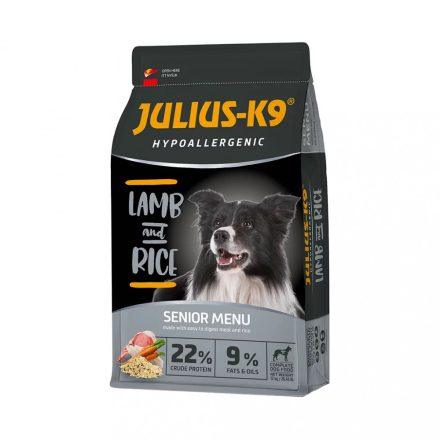 JULIUS K-9 HighPremium SENIOR/LIGHT Hypoallergenic Lamb&Rice (12kg)