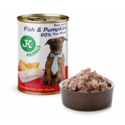 JK prémium pástétom - hal, sütőtök , 60% hústartalommal - 400g