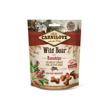 Carnilove Dog Crunchy Snack Wild boar with rosehips - Vaddisznóhús csipkebogyóval (200g)