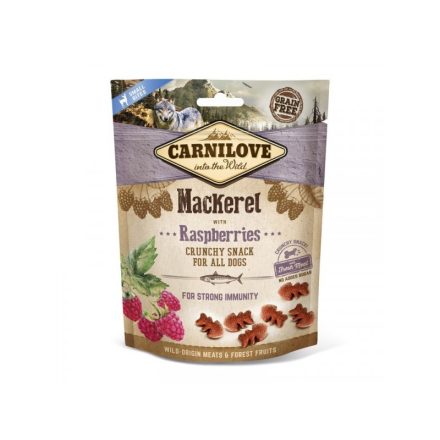 Carnilove Dog Crunchy Snack Mackerel with raspberries - Makréla hússal és málnával (200g)