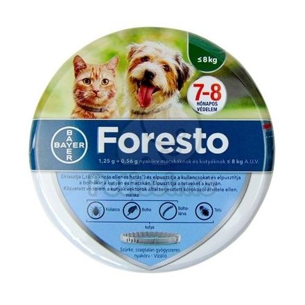 Foresto bolhanyakörv kicsi macska - kutya (8kg-ig) - 38 cm