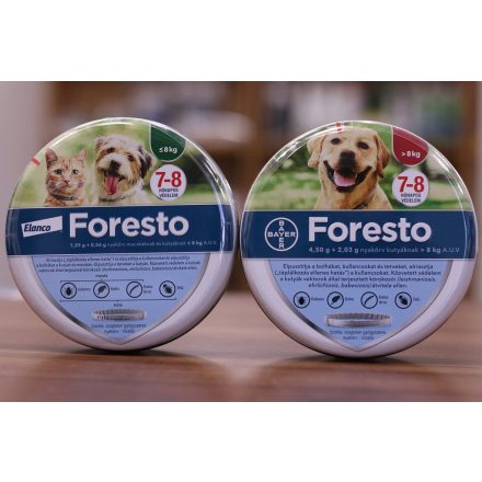 Foresto bolhanyakörv kicsi macska - kutya (8kg-ig) - 38 cm
