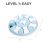 Puppy Smart Blue interaktív csemege kirakós kutyajáték Level 1.