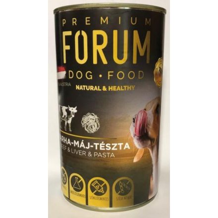 Forum kutyakonzerv (1240g) Marha-Máj-Tészta  (12#)