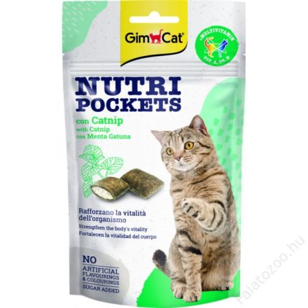 GimCat Snack Nutripockets Vitamin & Macskamenta (60g)