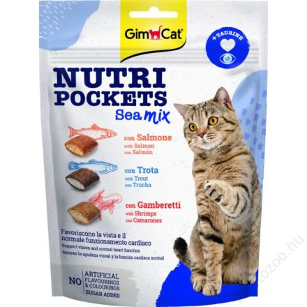 GimCat Snack Nutripockets Tengeri Mix (150g)