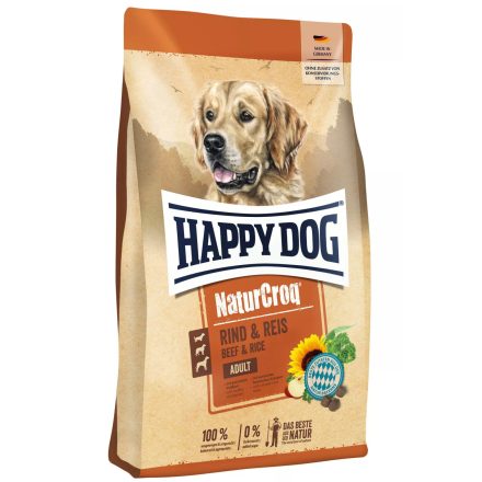 Happy Dog Natur-Croq Marha&Ries kutyatáp (15KG)