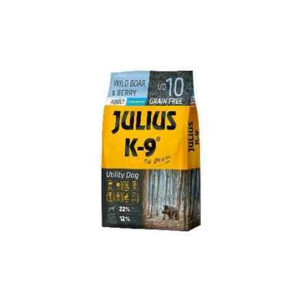 Julius K-9 Utility Dog Hypoallergenic Wild boar,berry Adult (Vaddisznó,bogyók) száraztáp - Felnőtt kutyák részére 