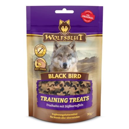 Wolfsblut Black Bird Training Treats - pulyka édesburgonyával (70g)