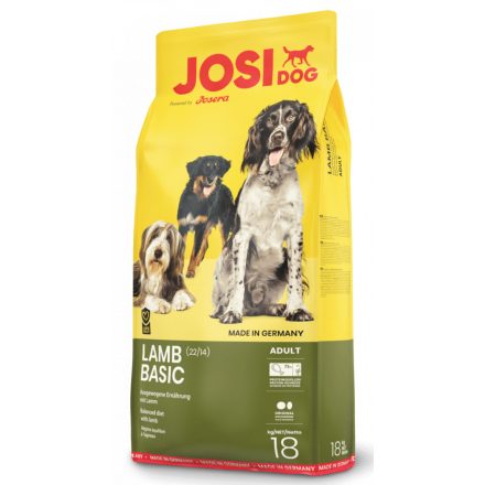 JosiDog Lamb Basic kutyatáp -15kg